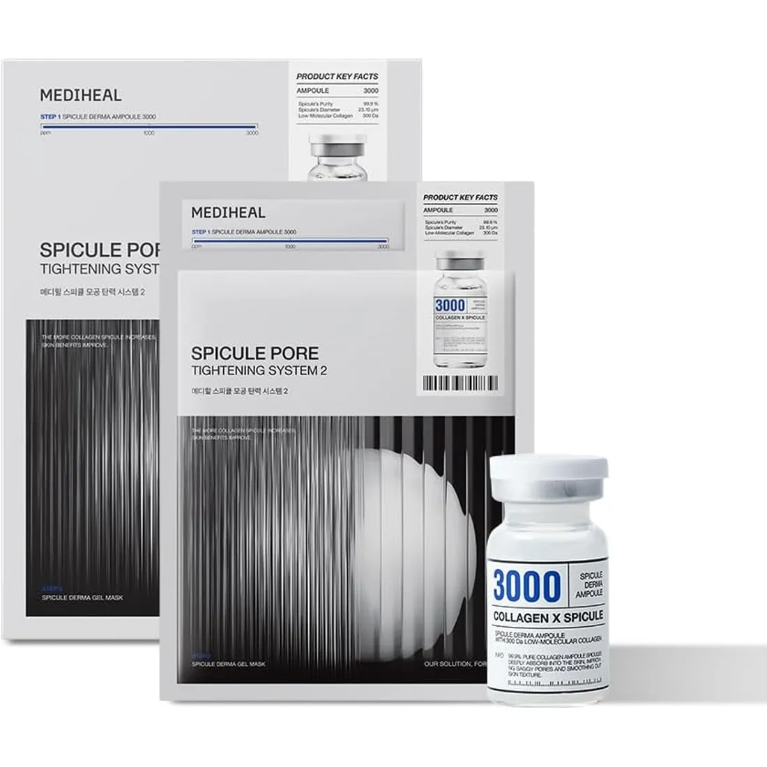 MEDIHEAL Collagen Spicule 3000ppm Hydrogel Mask Set