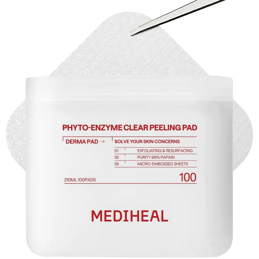 MEDIHEAL Phyto-Enzyme Clear Peeling Toner Pads, Exfoliation product view 3