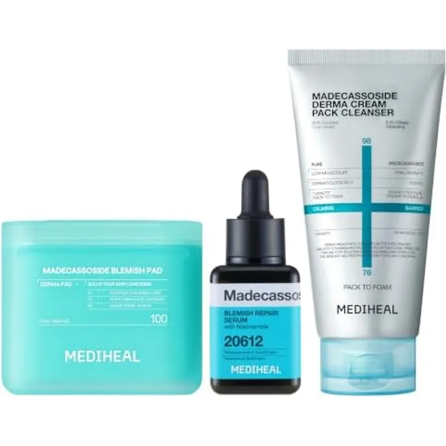 MEDIHEAL Madecassoside Pad & Serum Skin Care Duo Set product detail